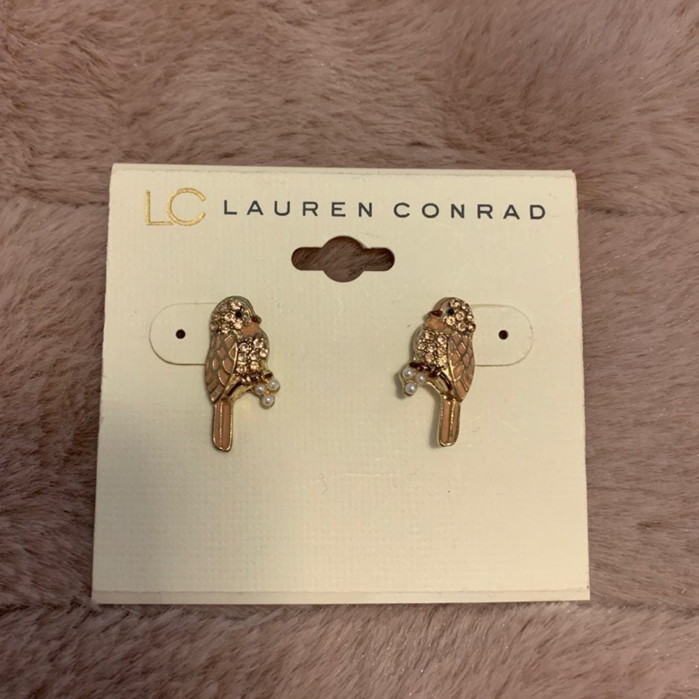 Lauren Conrad Bird Stud Earrings